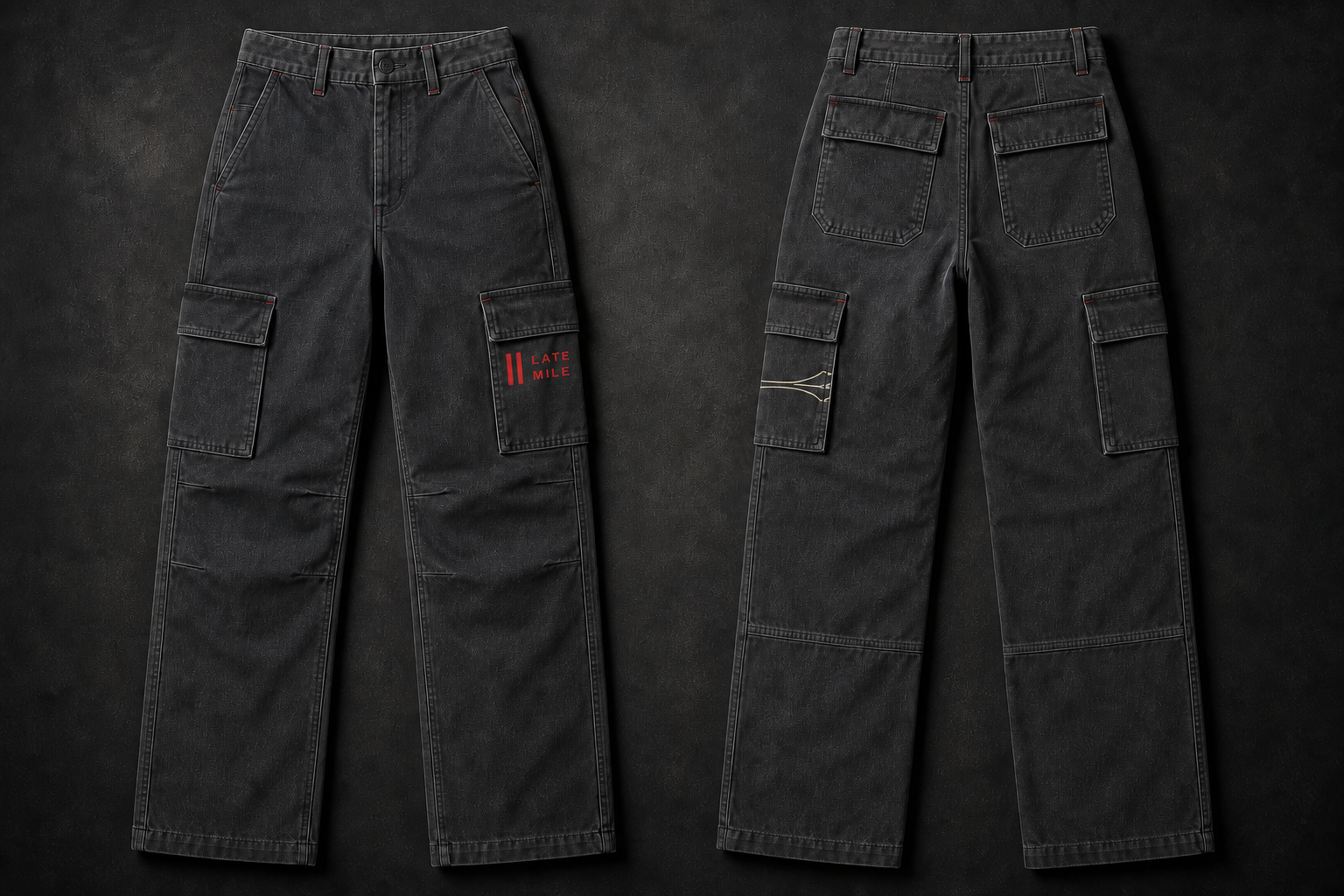Night Shift Cargo Pants approved concept board