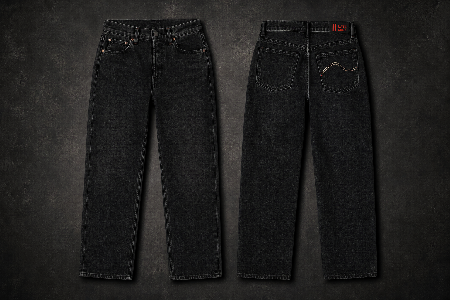 After Hours Straight Denim approved concept board